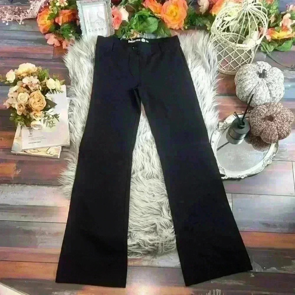 Betabrand Classic Black Boot-Cut Dress Yoga Pants Office Work Business Casual - Picture 3 of 11